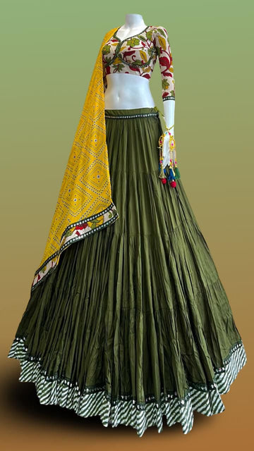Kalamkari Chaniya Choli