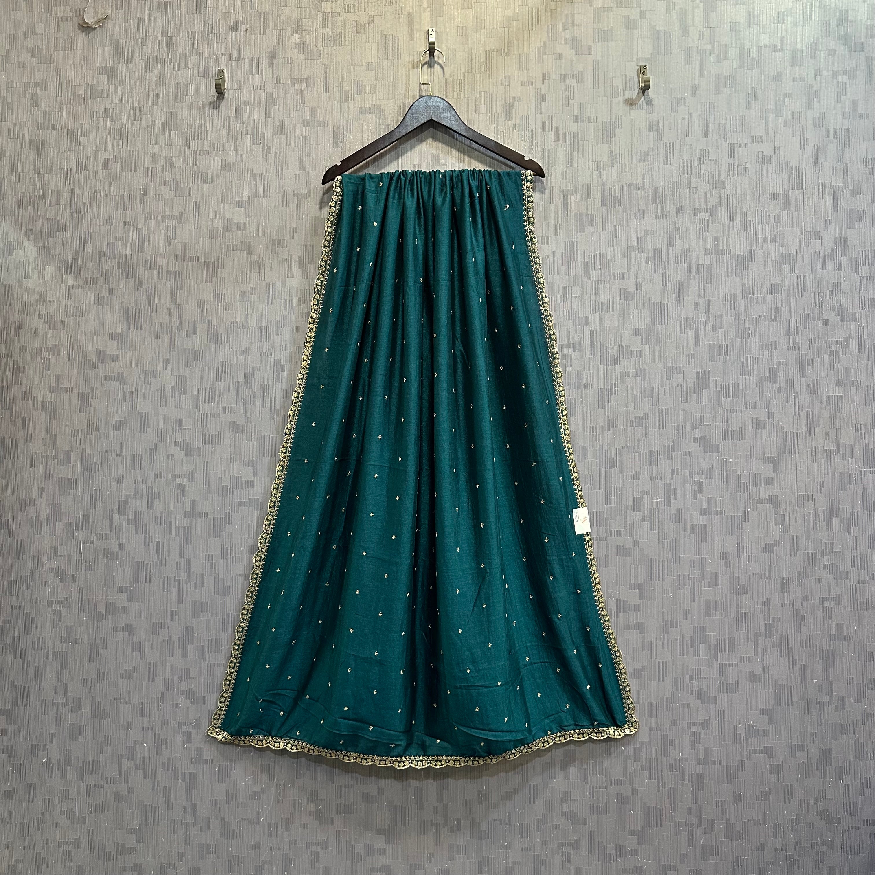 Volvo cut work Dupatta