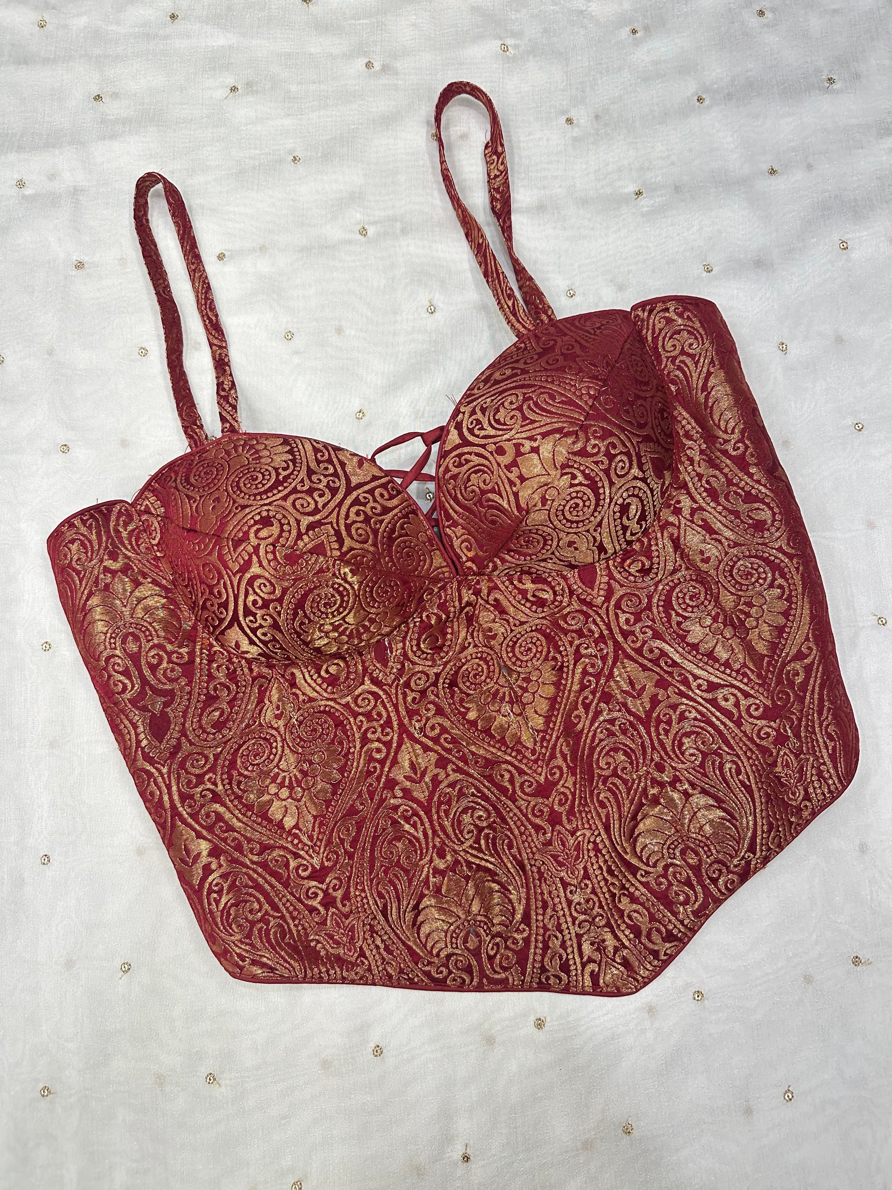CORSET BANARASI BLOUSE