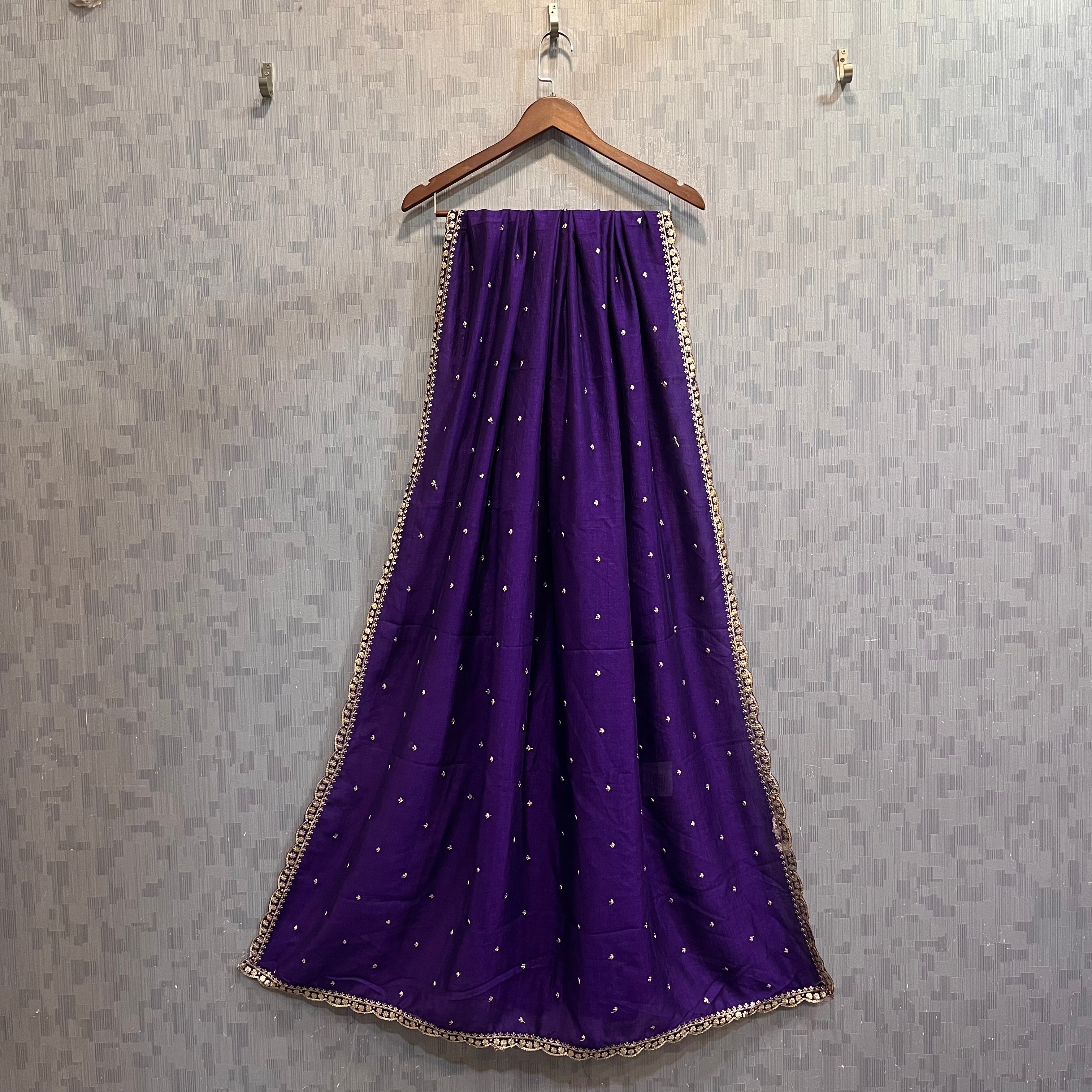 Volvo cut work Dupatta