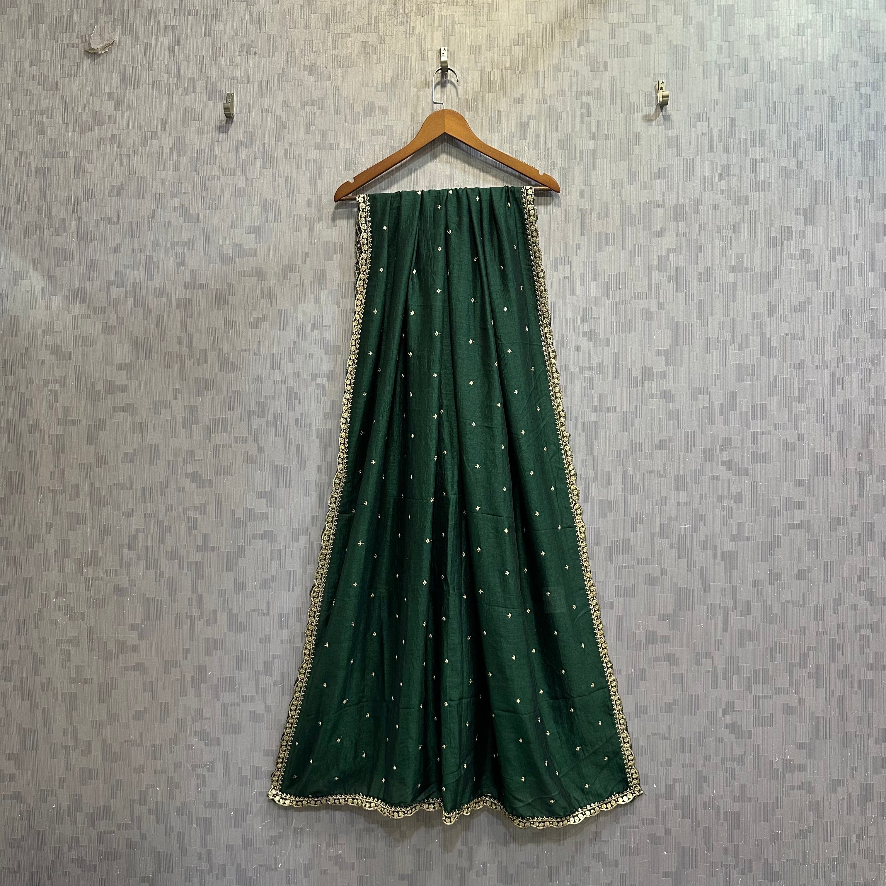 Volvo cut work Dupatta