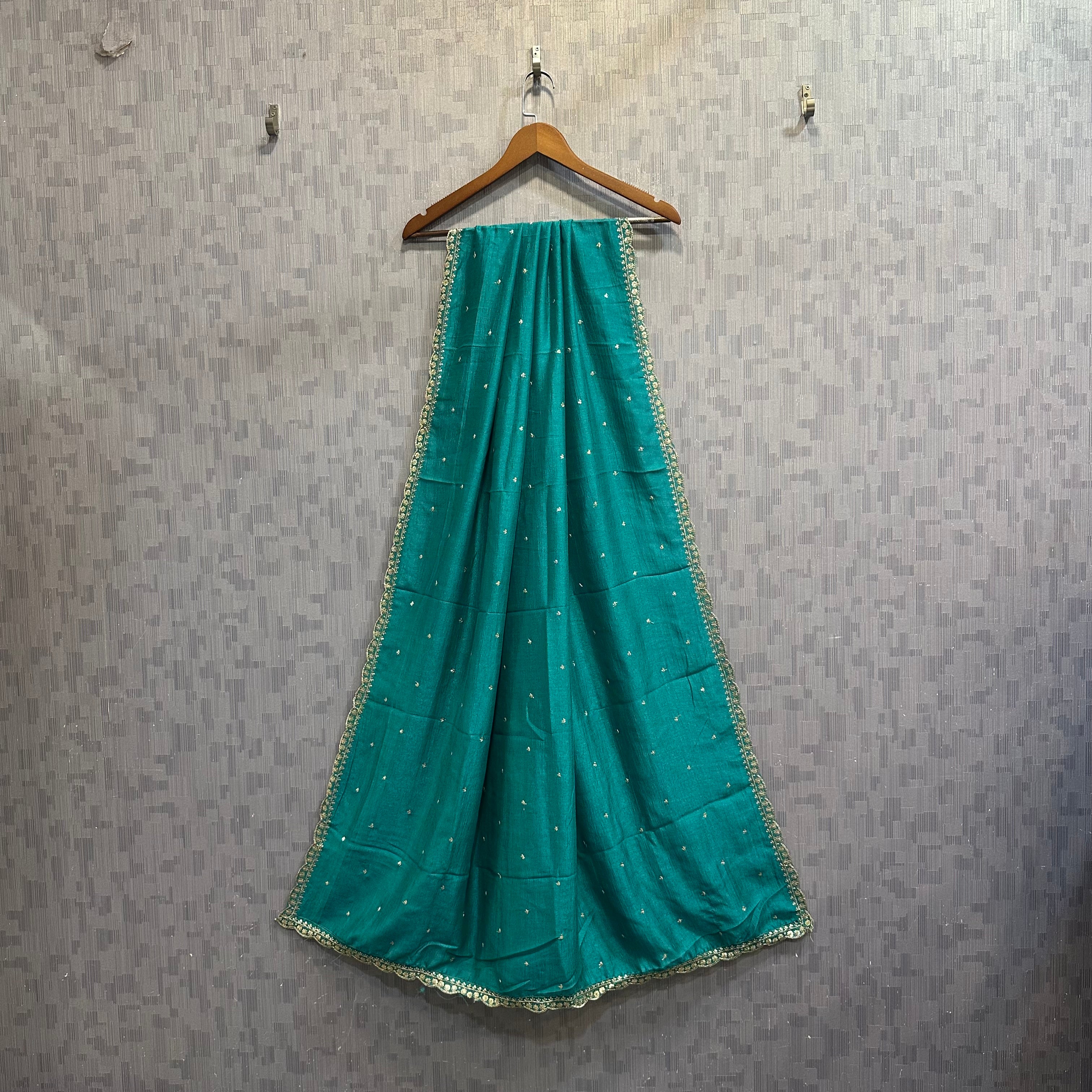 Volvo cut work Dupatta