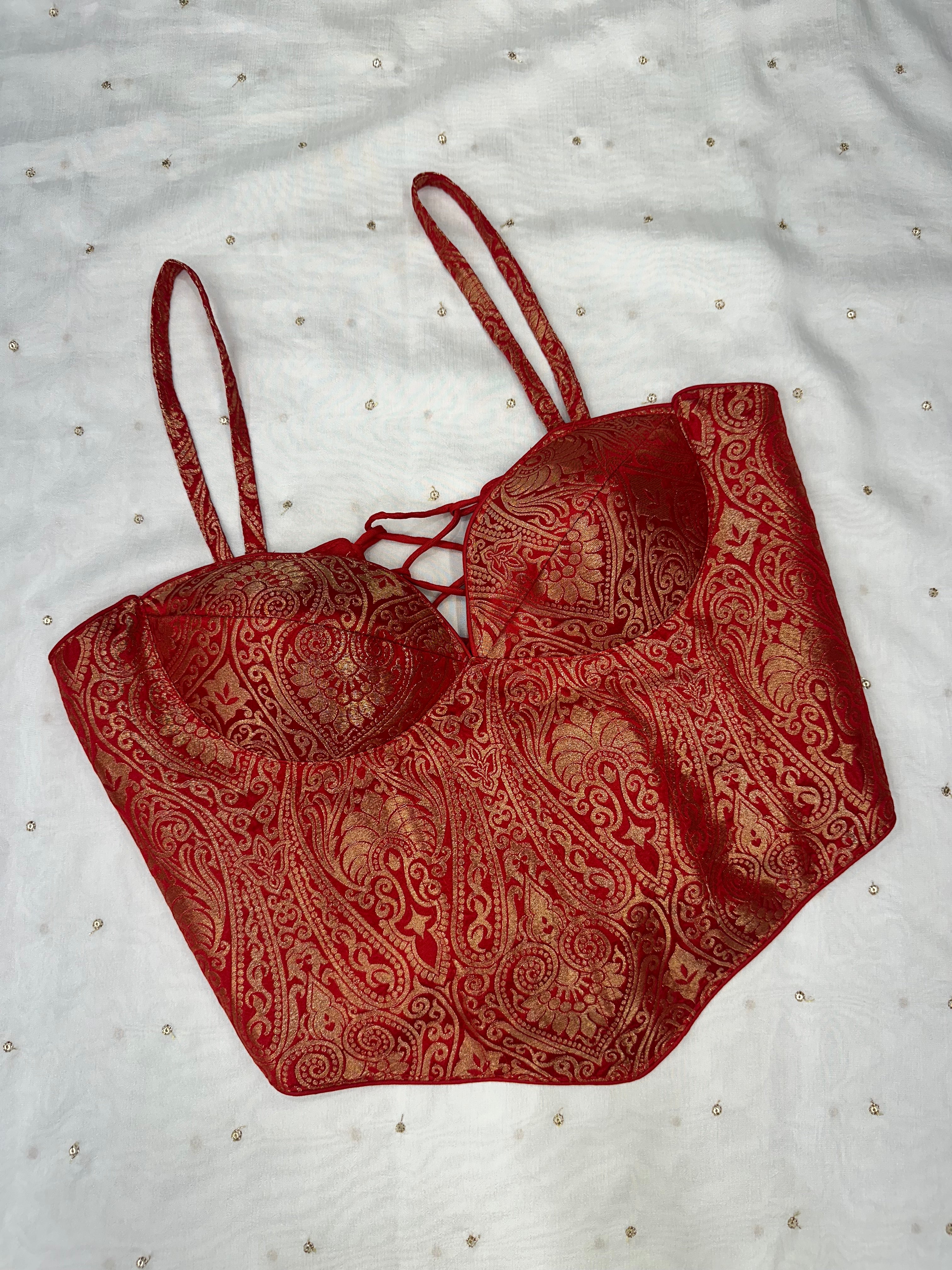CORSET BANARASI BLOUSE
