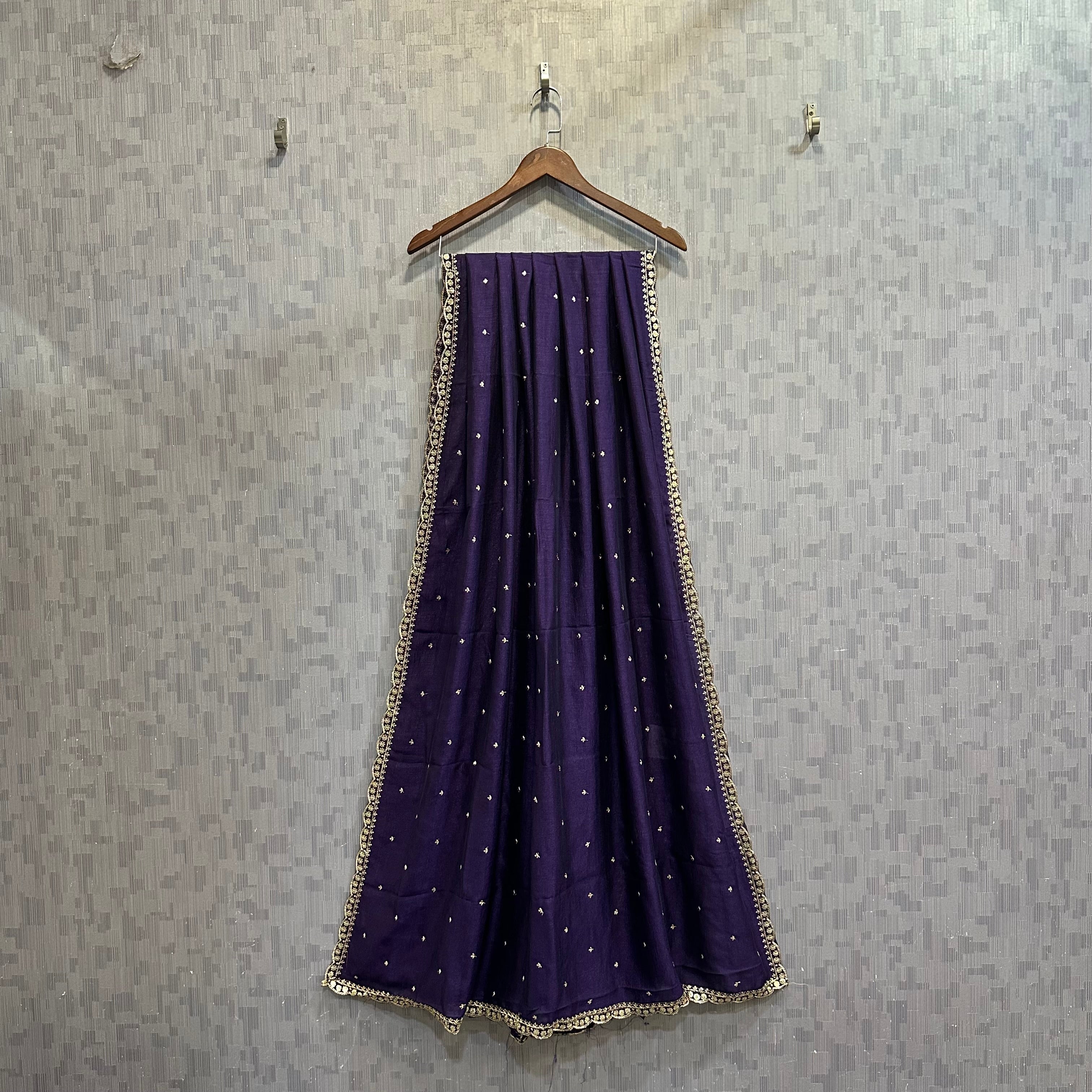 Volvo cut work Dupatta