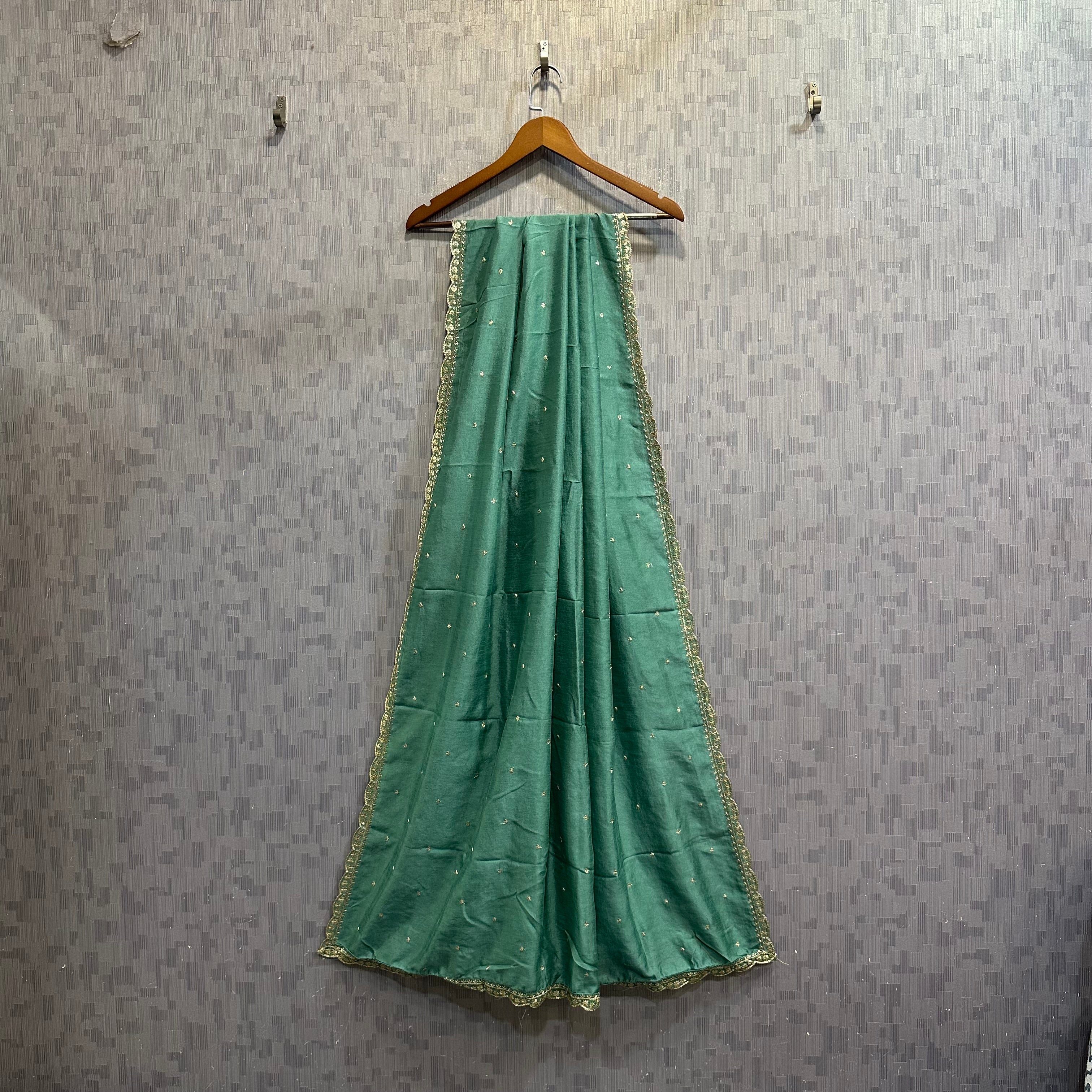 Volvo cut work Dupatta