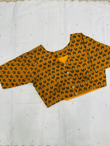 Ajrakh print blouse