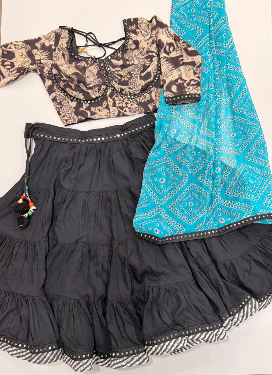 Kalamkari (girls) lehenga choli