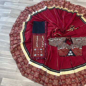 AJRAKH MAROON  PAIR