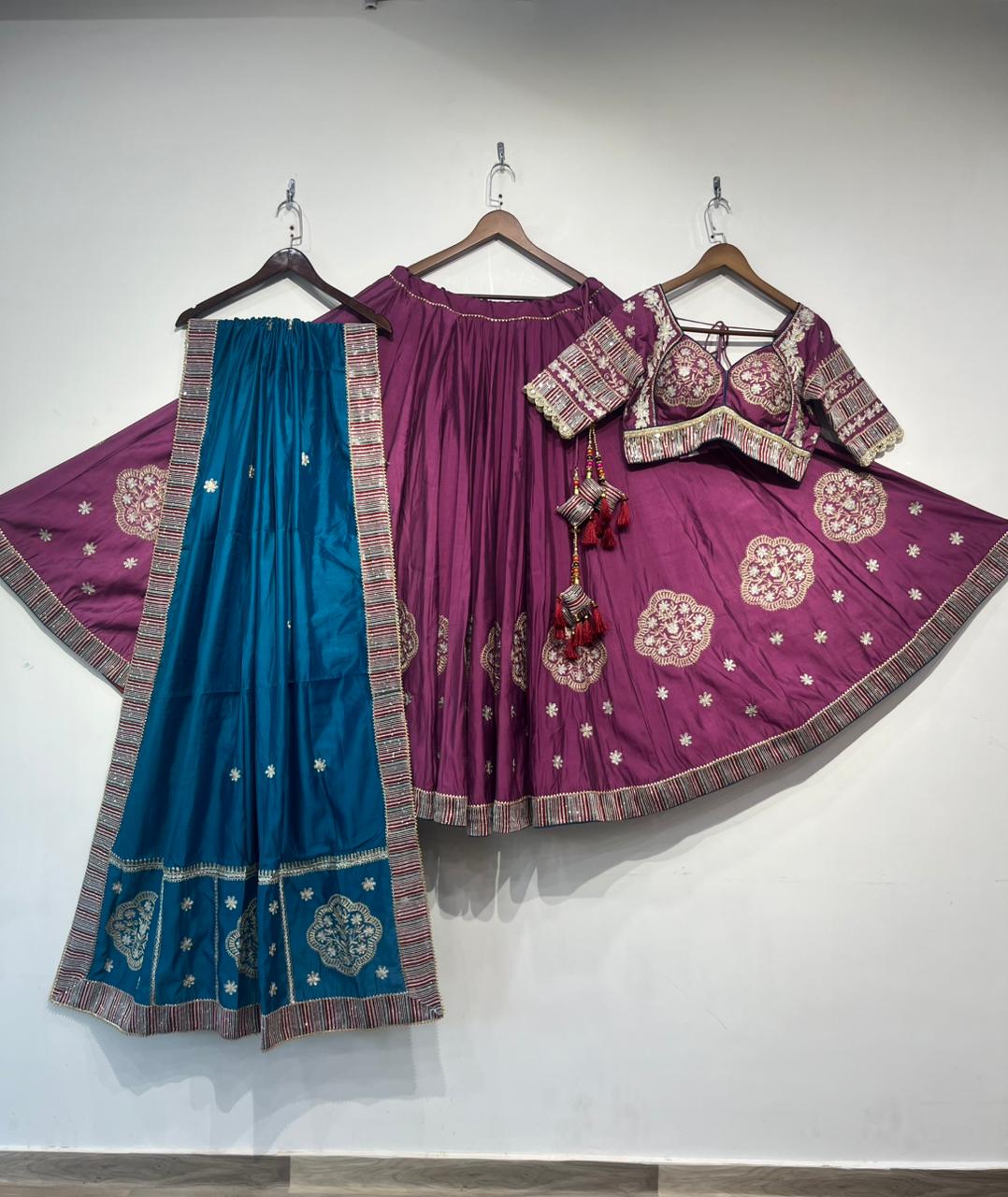 Aari Work Chaniya Choli