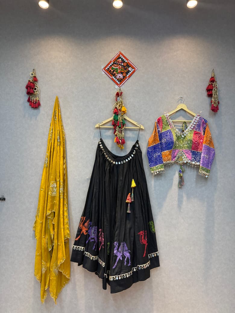 Camel Print Chaniya Choli