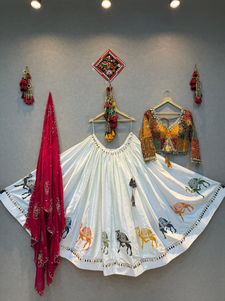 Camel Print Chaniya Choli