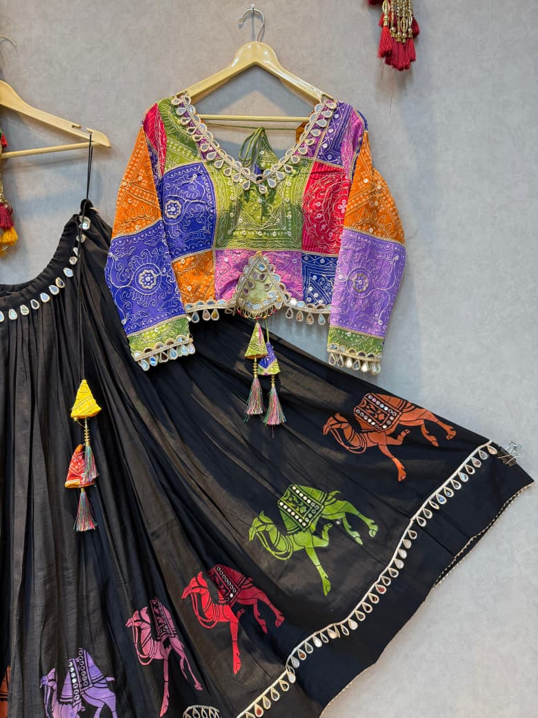Camel Print Chaniya Choli