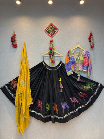 Camel Print Chaniya Choli