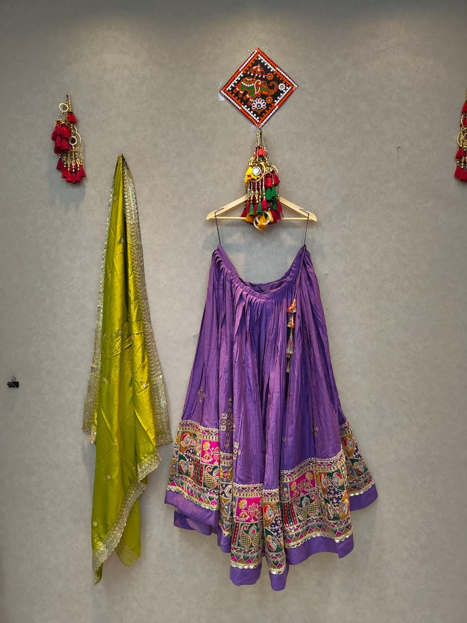 Purple Vintage Chaniya Choli