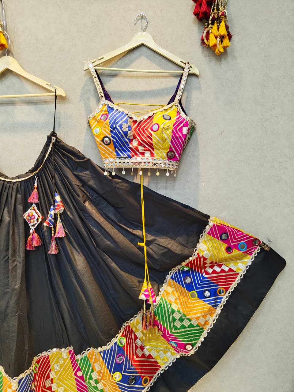 Black Multi Chaniya Choli