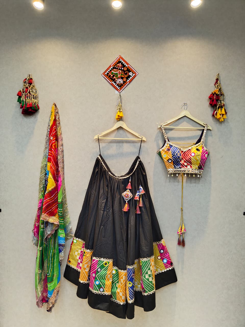 Black Multi Chaniya Choli