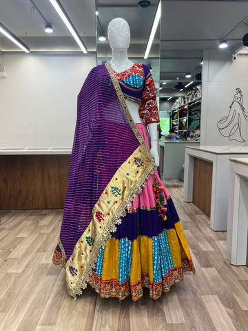 Gamthi Multi Chaniya Choli
