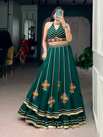 Green 2PC Lehenga Choli