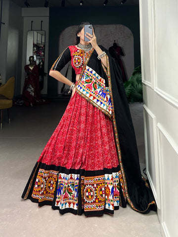 Gamthi Work Chaniya Choli