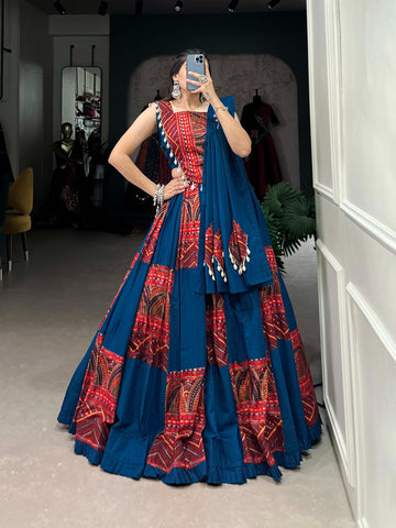 Blue Chaniya Choli