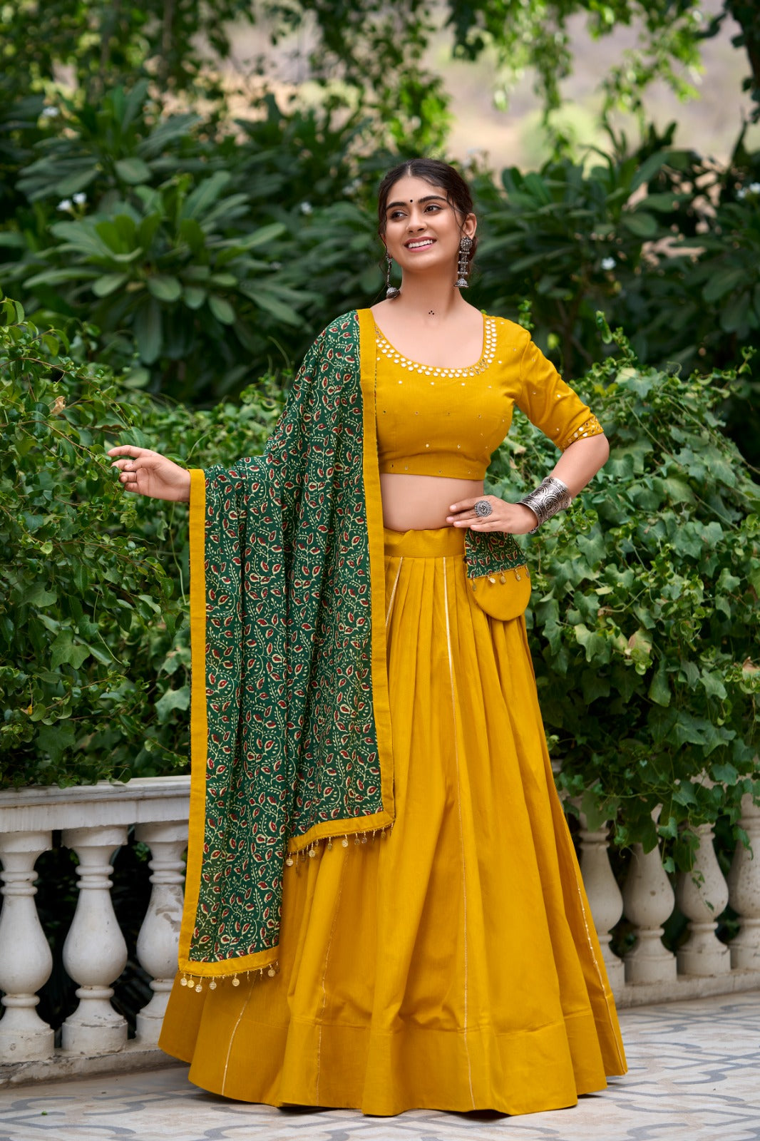 Mustard Chaniya Choli