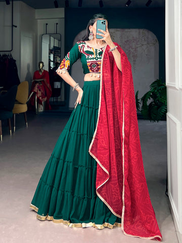 Gamthi Work Chaniya Choli