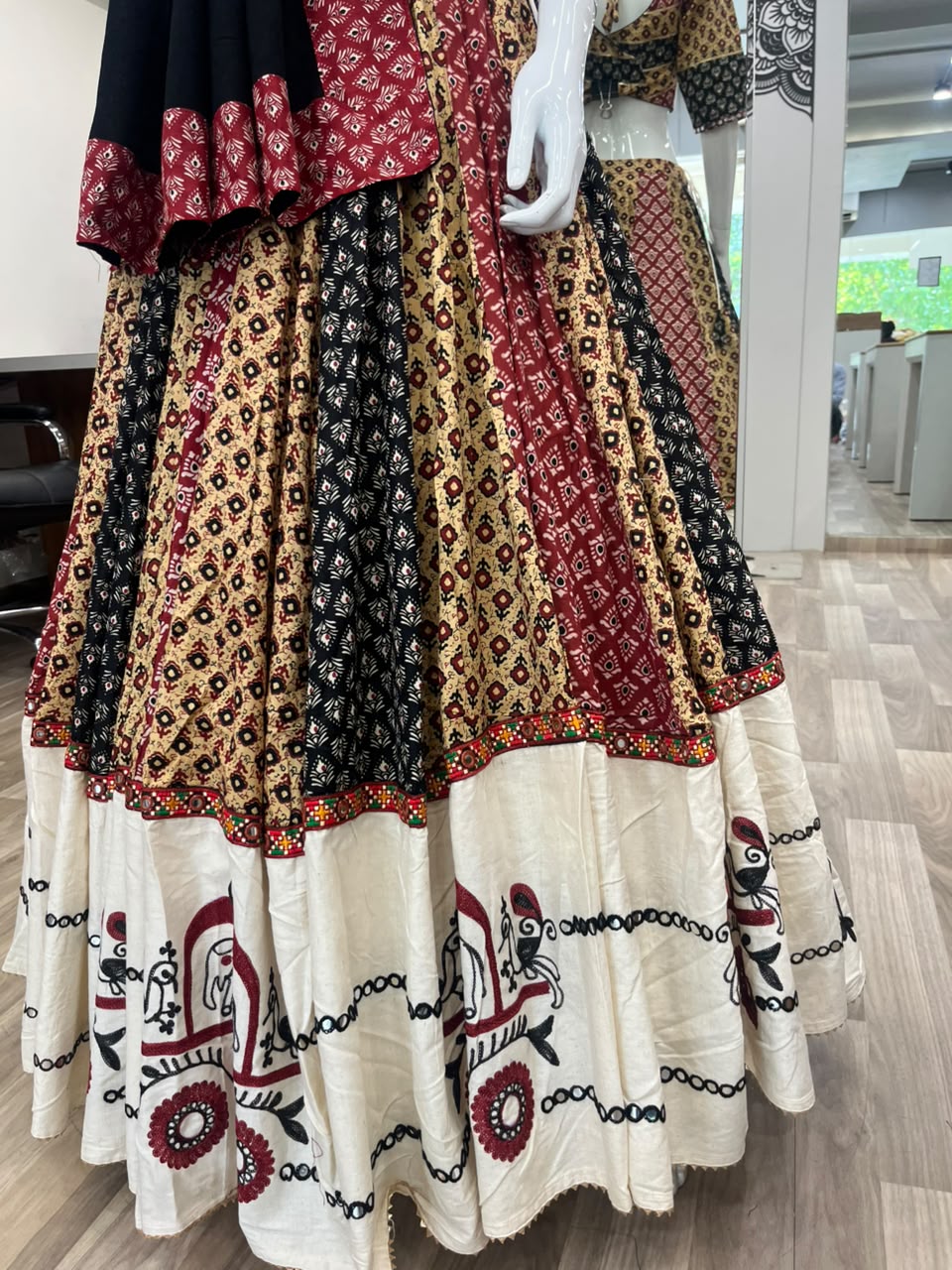 Ajrakh Chaniya Choli