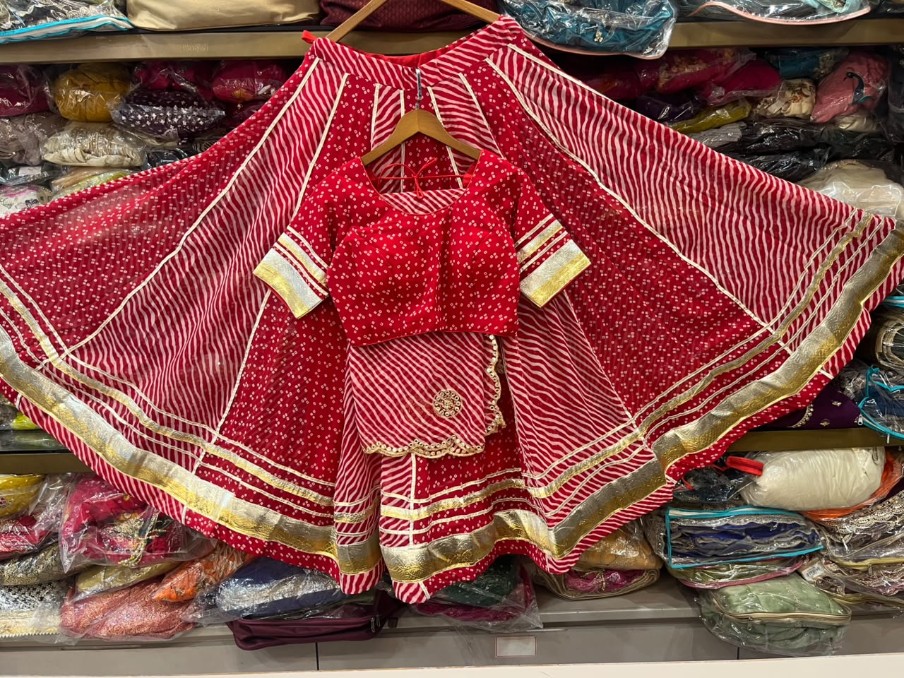 Bandhani Georgette Chaniya Choli