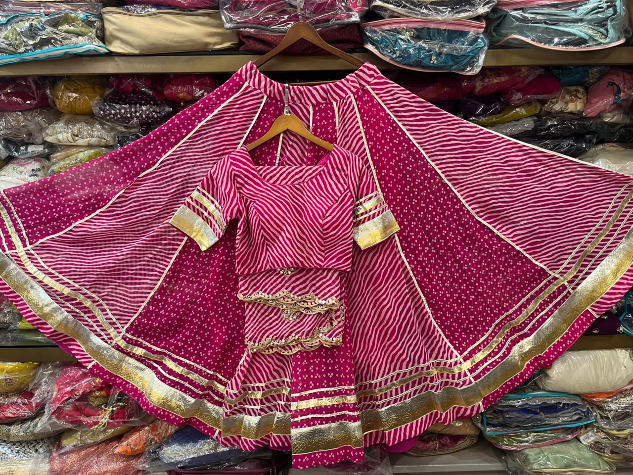 Bandhani Georgette Chaniya Choli