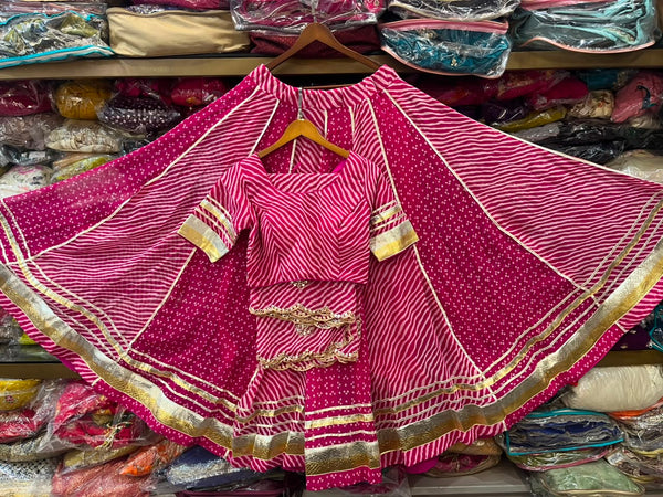 Bandhani Georgette Chaniya Choli