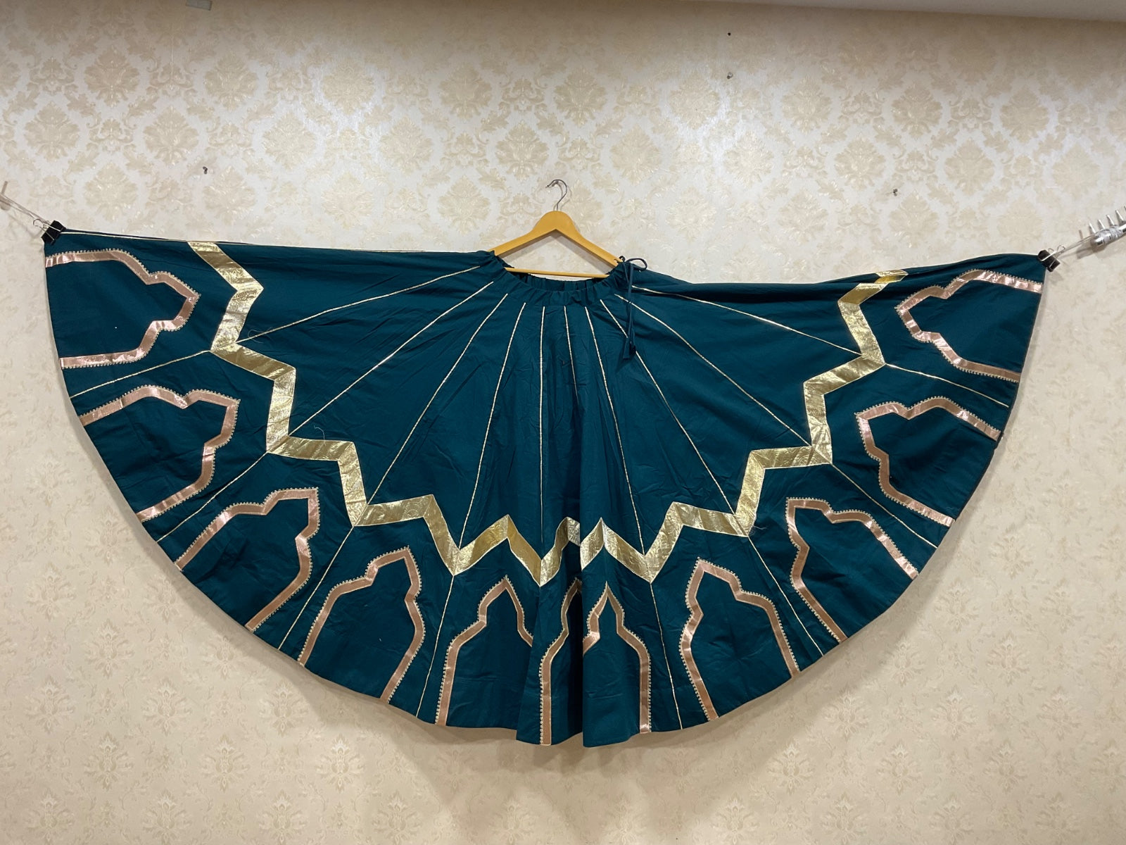 Heritage Gota Flare Lehenga