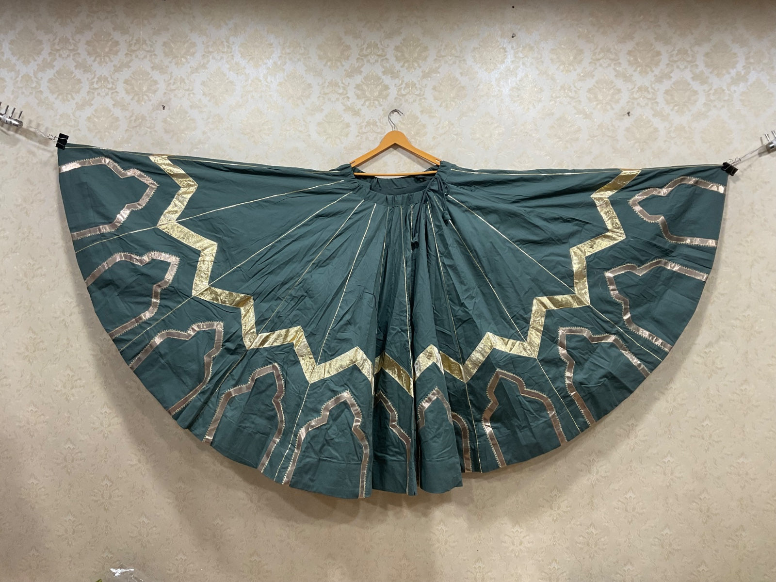 Heritage Gota Flare Lehenga