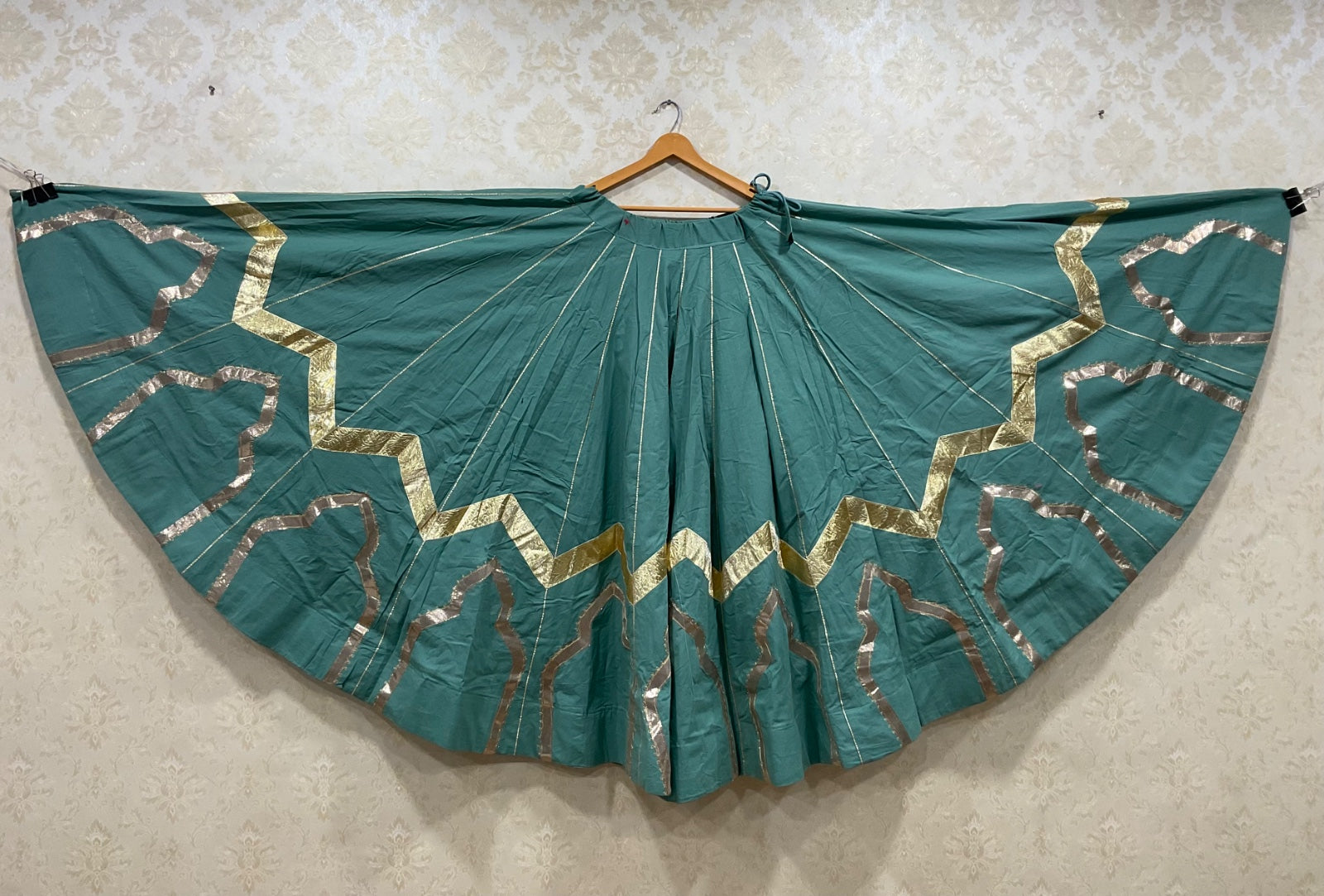 Heritage Gota Flare Lehenga
