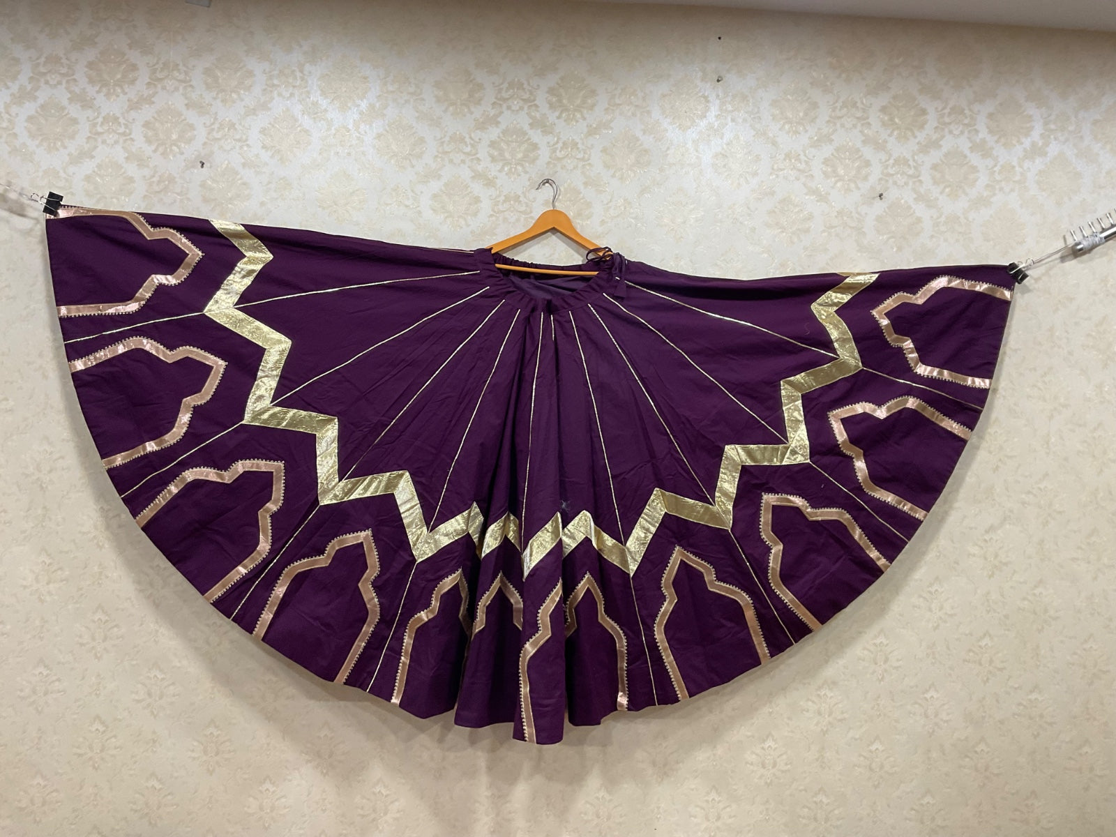 Heritage Gota Flare Lehenga