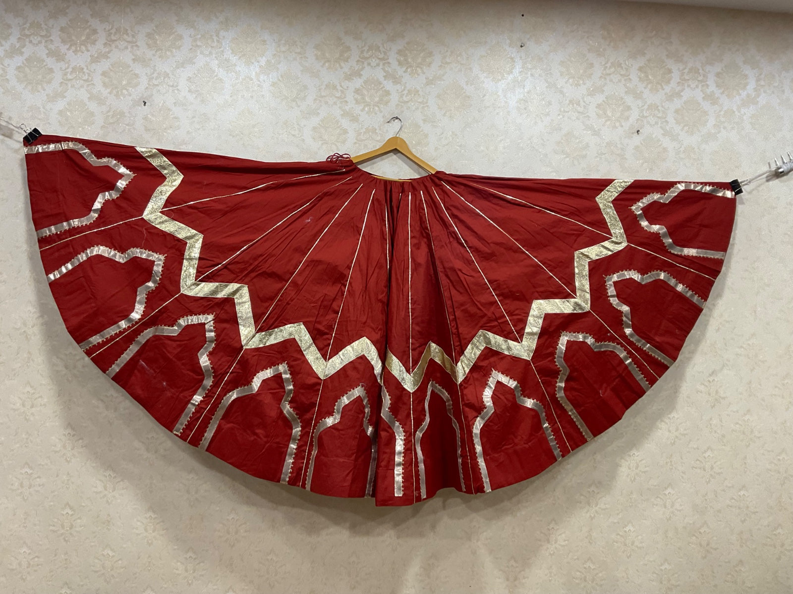Heritage Gota Flare Lehenga
