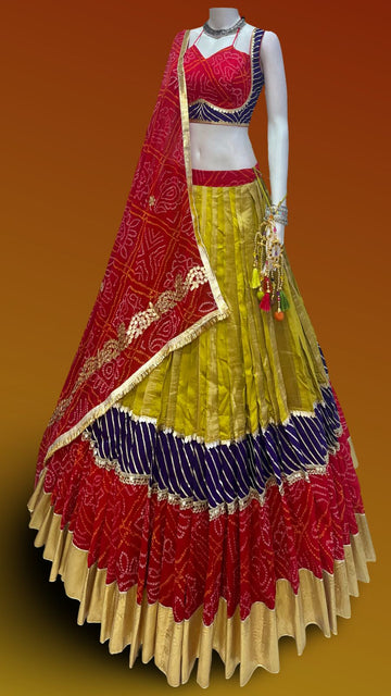Bandhni Raas Chaniya Choli