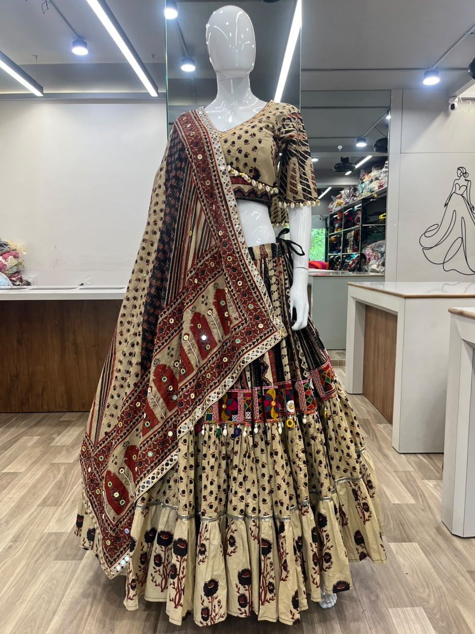 Cotton Layer Chaniya Choli
