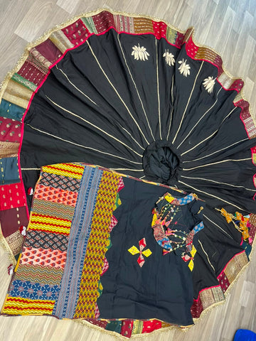 Black Teasels Chaniya Choli