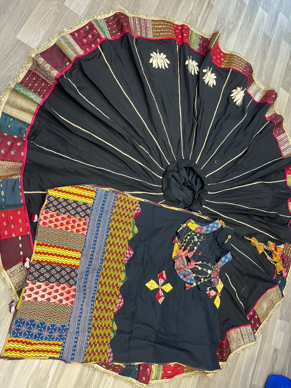 Black Teasels Chaniya Choli