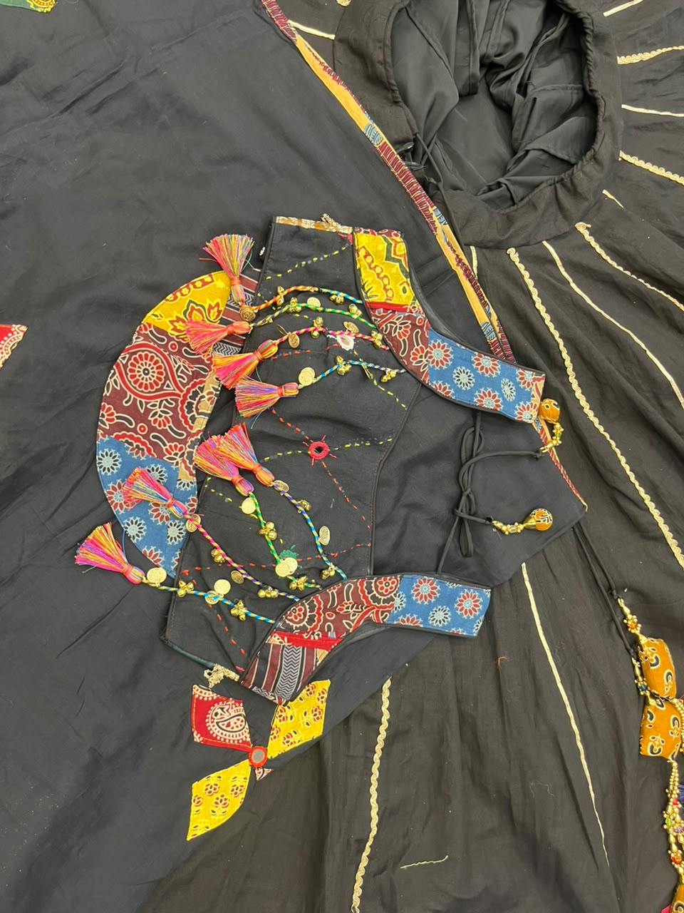 Black Teasels Chaniya Choli