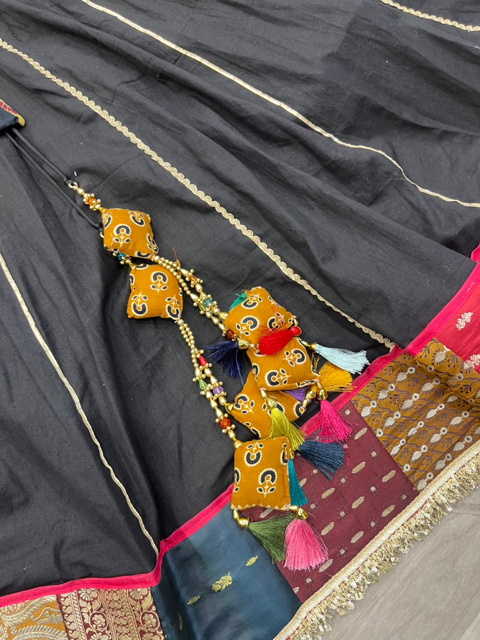 Black Teasels Chaniya Choli