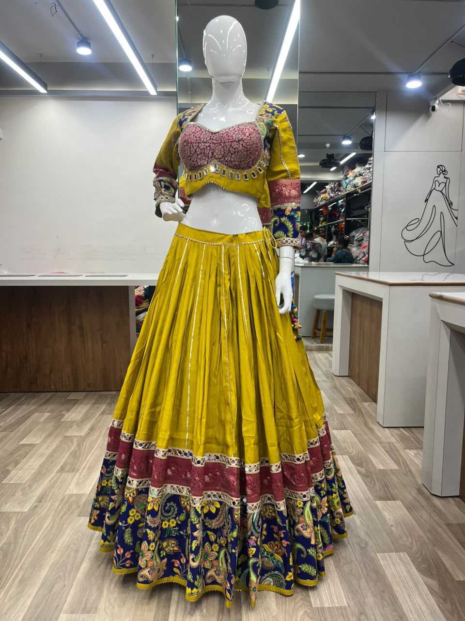 Gamthi Work Lehenga Choli