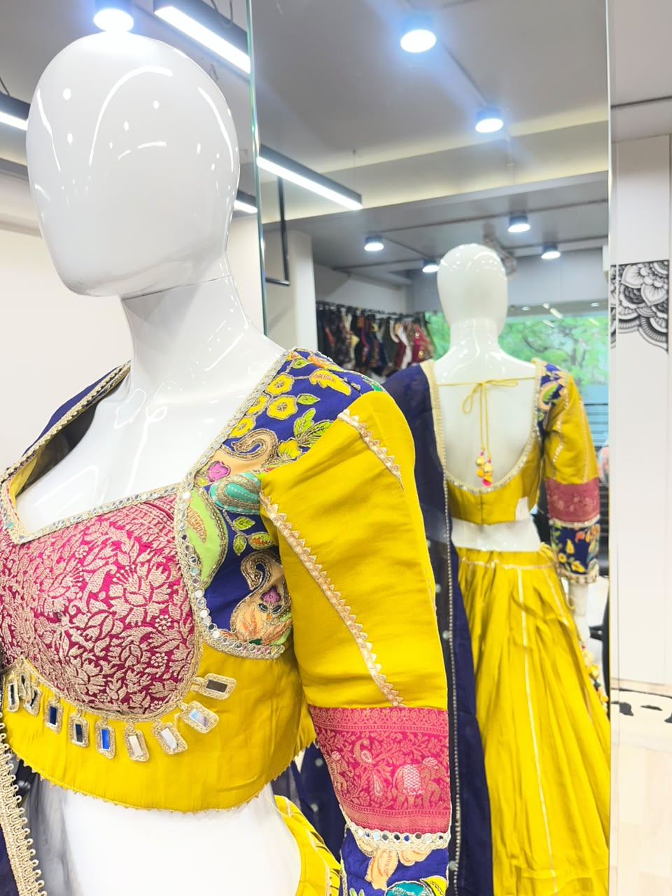 Gamthi Work Lehenga Choli