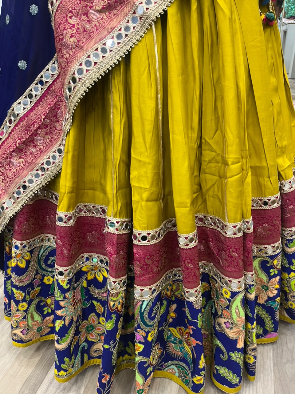 Gamthi Work Lehenga Choli