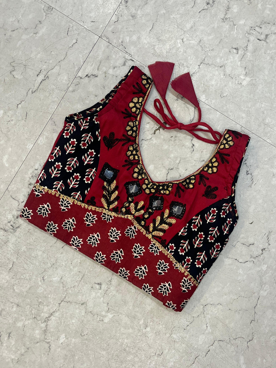 Hathi Ajrakh kids Chaniya Choli