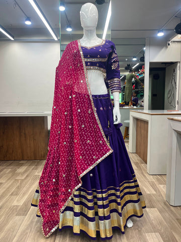 Foil Bandhani Chaniya Choli