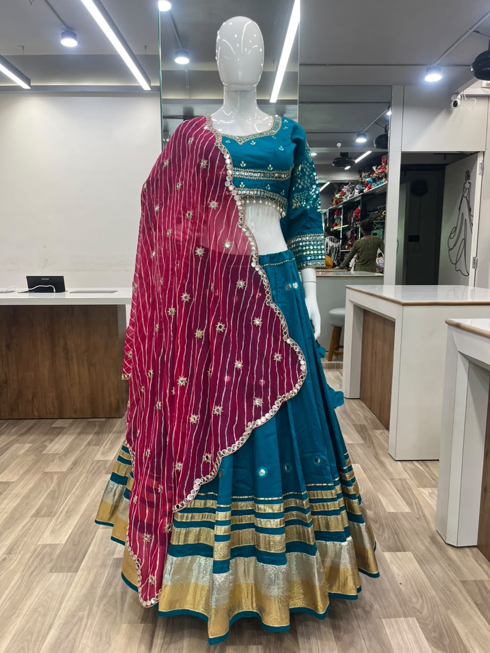 Foil Bandhani Chaniya Choli