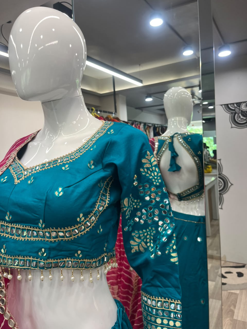 Foil Bandhani Chaniya Choli