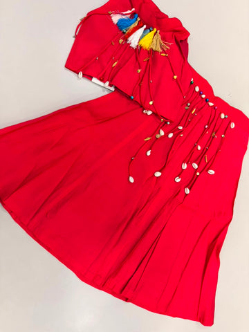 Dn4 Neck Kids Chaniya Choli