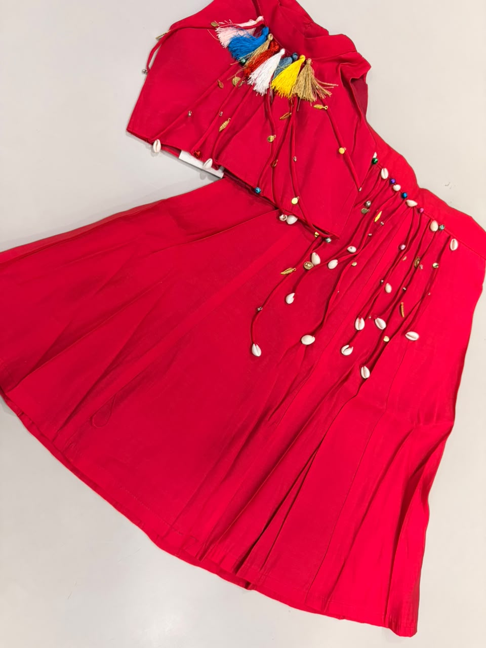 Dn4 Neck Kids Chaniya Choli